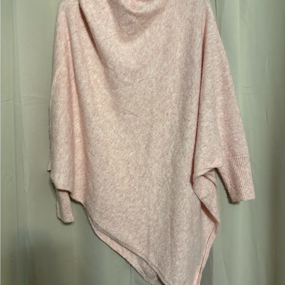 Coco + Carmen Light Pink Poncho Sweater